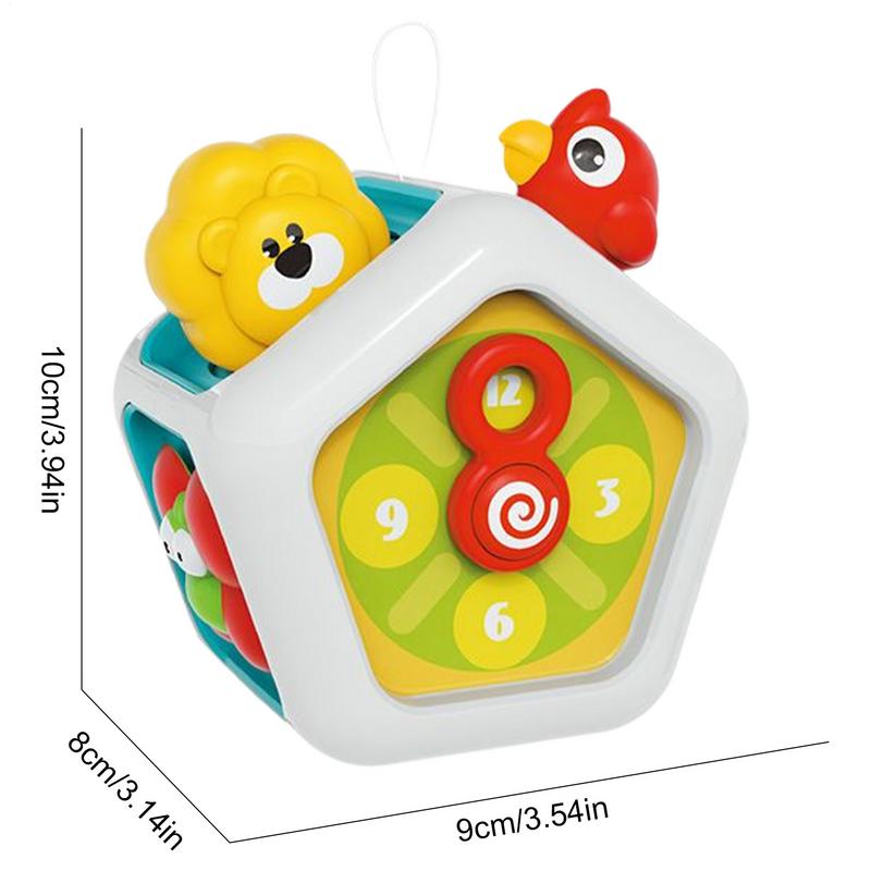 Activity Cube Sensory Learning Cube Learning Interactive Fidget Educational Development Games for 12-18 Months Boy Girl Kids