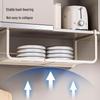 Under-Table Hanging Storage Rack for Kitchen and Dormitory