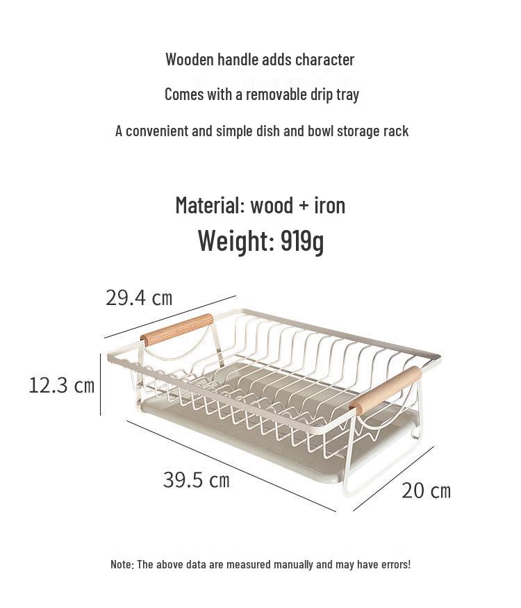 Compact Kitchen Dish and Cutlery Drying Rack for Sink Storage
