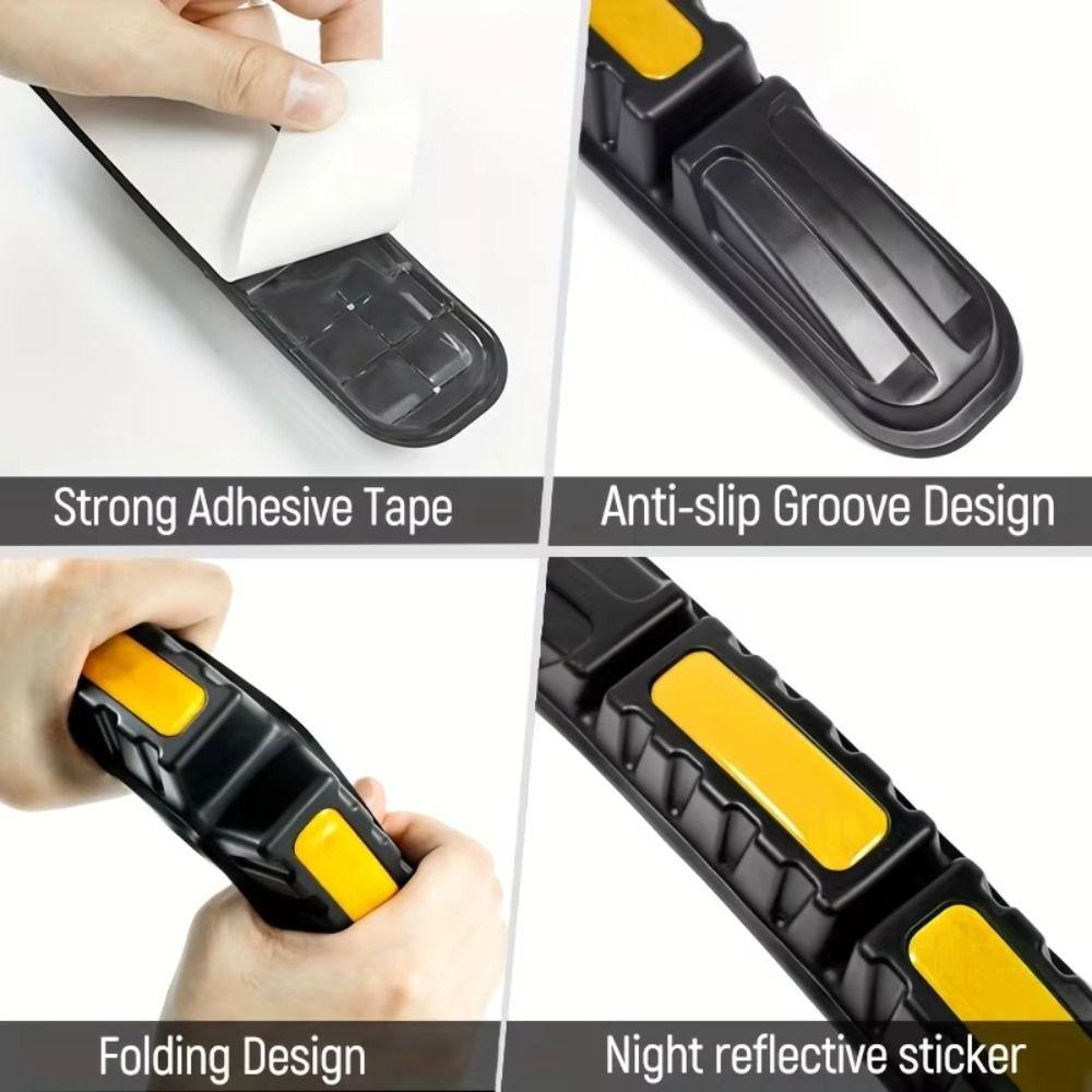 2Pcs TPU Material Car Anti-Collision Patch Self-Adhesive Auto Door Edge Guards Auto Accessories
