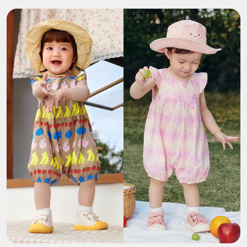 Mini Balabala Baby Girl Summer Cotton Bodysuit