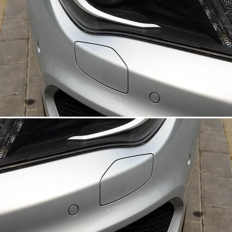 For Mercedes W117 Front Bumper Headlight Washer Spray Cover Cap Black White For Benz GLA Class CLA200 CLA220 CLA260 2013-2015