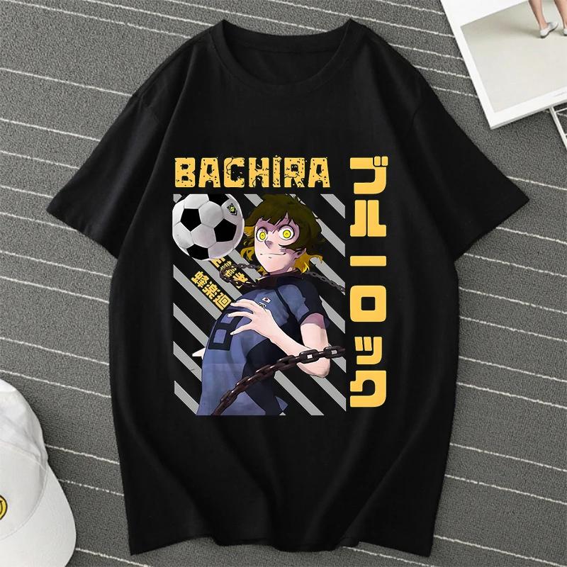 BLUE LOCK Yoichi Isagi Manga Tričko Retro Hip Hop Unisex Tričko Streetwear Grafická Trička BLUE LOCK Nadměrná Trička Topy