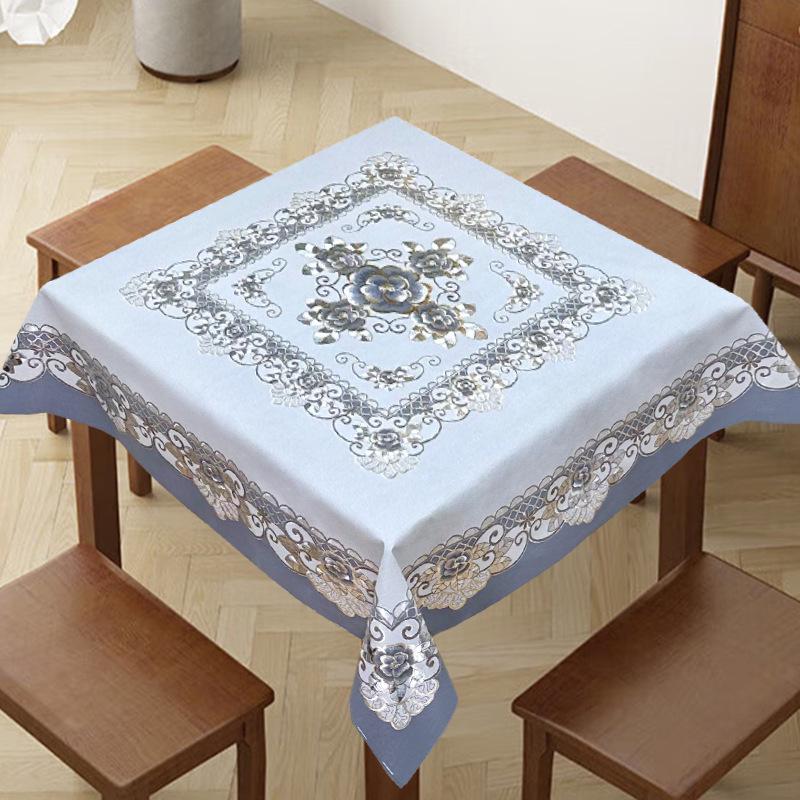 

Скатерть из ПВХ класса люкс высшего качества: Водонепроницаемый, маслостойкий и устойчивый к ожогам, новый китайский стиль для круглых столов As specified