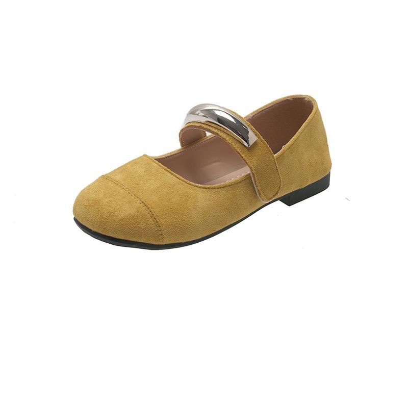 French Evening Wind Single Shoes Women's 2025 Spring New Flat-bottomed Mary Jane Women's Shoes Soft-soled Skirts Gentle Doudou Shoes