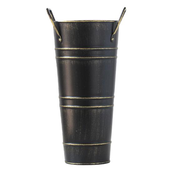 Decorative Umbrella Stand Retro Style Iron Art Flower Bucket Multipurpose Indoor Umbrellas Canes Organizer Entryway Organizer