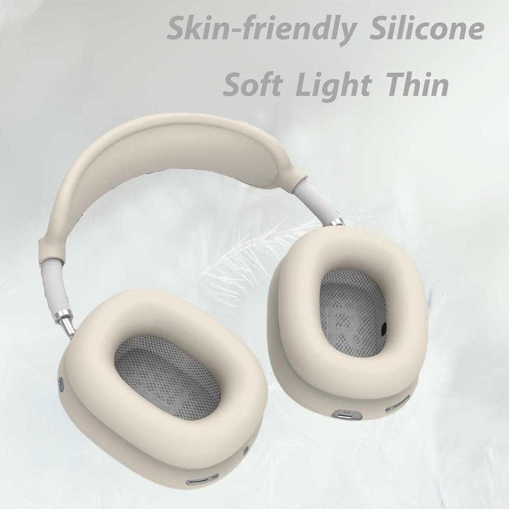 3 In 1 Silicone Case for AirPods Max Earphones Anti-scratch Ear Cushions Ear Muffs AirPod Max Headband Silicone Protective Accessories for Apple