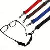 1 pièce-support de cordon pour lunettes antidérapant, cordon pour lunettes de sport réglable, lanière chaîne pour lunettes