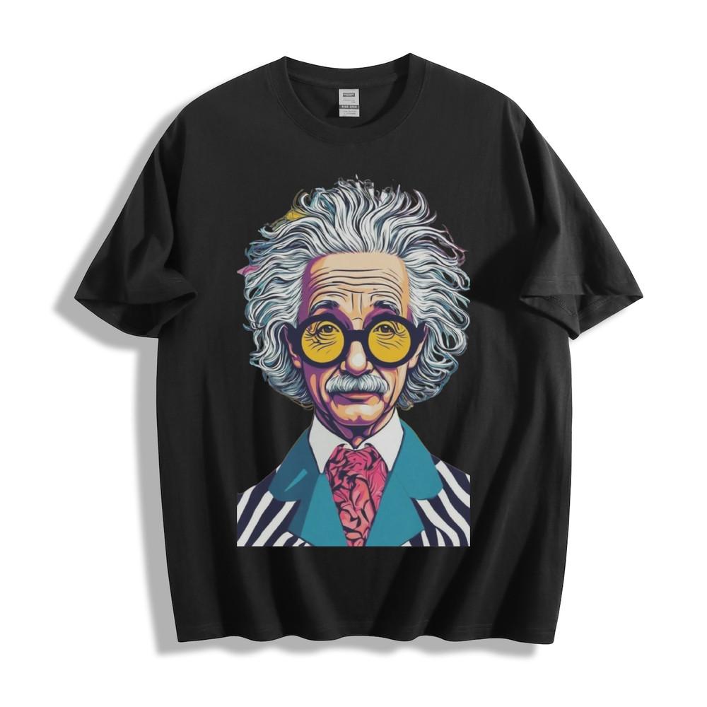 

Unisex Stylish Einstein Graphic Tee – Perfect Gift for Science and Fashion Lovers 4XL