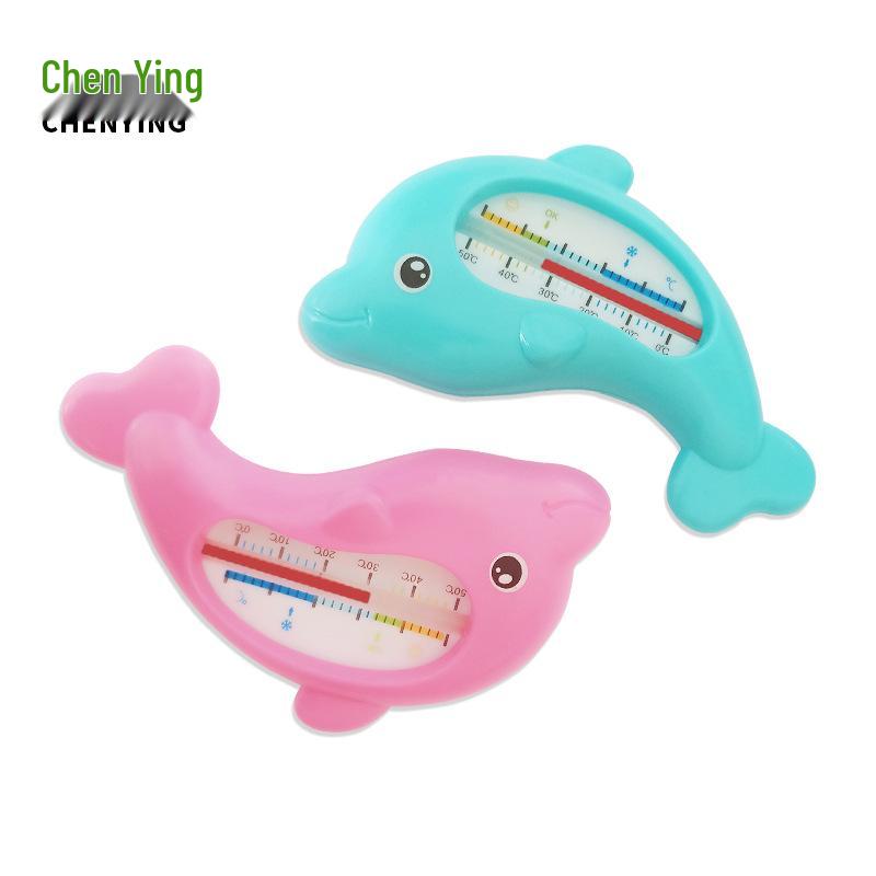 Chen Ying Dolphin Baby Bath Thermometer - Plastic Cartoon Design for Bathtubs