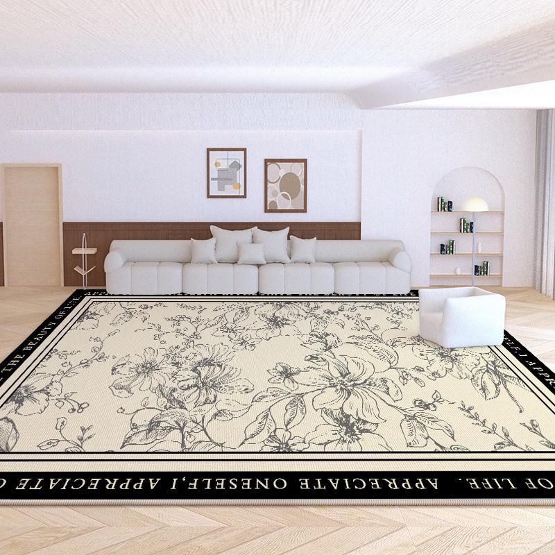 

Ковер из бархата French Loop в стиле ретро с кремовым узором для гостиной, спальни и дивана 80x120 cm