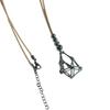 Adjustable Crystal Cage Necklace For Natural Stones Mesh Pendant Clavicle Chain Unisex Jewelry Gift For Men And Women