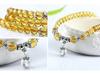 Amethyst and Citrine Glass Bracelets - Fashionable Accessories
