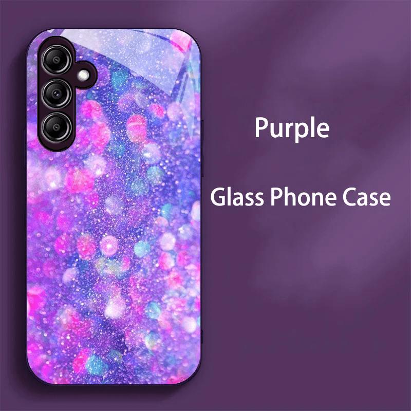 Gehärtetes Glas Case Für Samsung A55 A56 A54 A53 A52 A52S A51 A50 A50S Cases Für Galaxy A34 A33 A32 A42 Hartes PC Glas Handyhülle