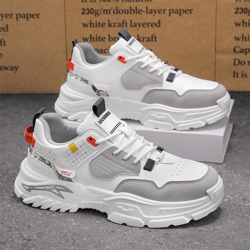 

Men s Trendy Chunky Sneakers Casual Breathable Non-slip Platform Shoes 44