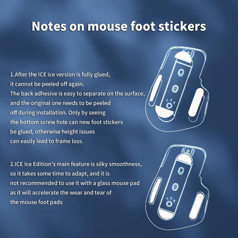 1 Set Gaming Mouse Foot Pads Anti-Slip Mouse Skates Sticker For Logitech Mx Master 2S/3 E-Sport Mouse Gamer Accessories