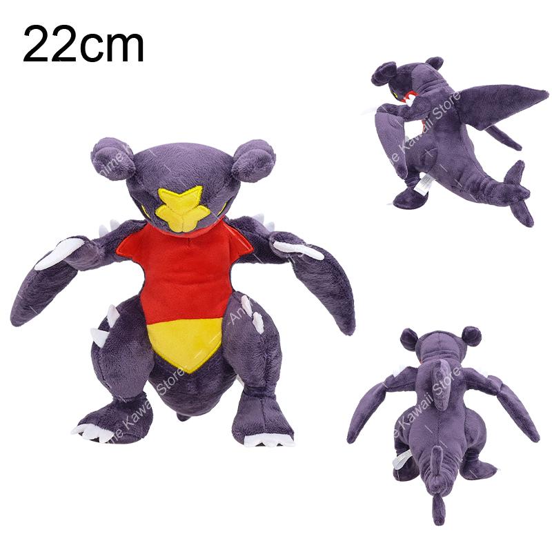 15-22cm Garchomp Plush Cute Animal Stuffed Toy Dolls Christmas Gift Soft Stuffed Pocket Monster