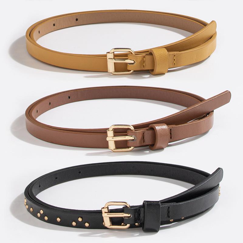 Stylish Faux Leather Snake Pattern Belt For Women With Pin Buckle And Versatile Style