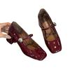 Hot Selling 2025 Mary Jane Shoes for Women Fashion Medium Heeled Women Single Shoes Soft and Comfortable Shoes Zapatos De Mujer