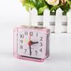 Candy Color Mini Table Clock Mute Square  Alarm Clock Durable   Living Room