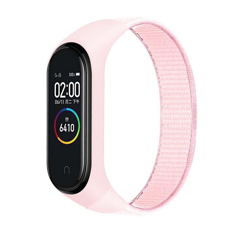 Xiaomi Mi Band 5 4 3 için Değiştirilebilir Bileklik Naylon Kayış Bilek Spor Bilekliği Mi Band 4 5 Miband 4 3 5 Band4 Akıllı Saat Kayışı