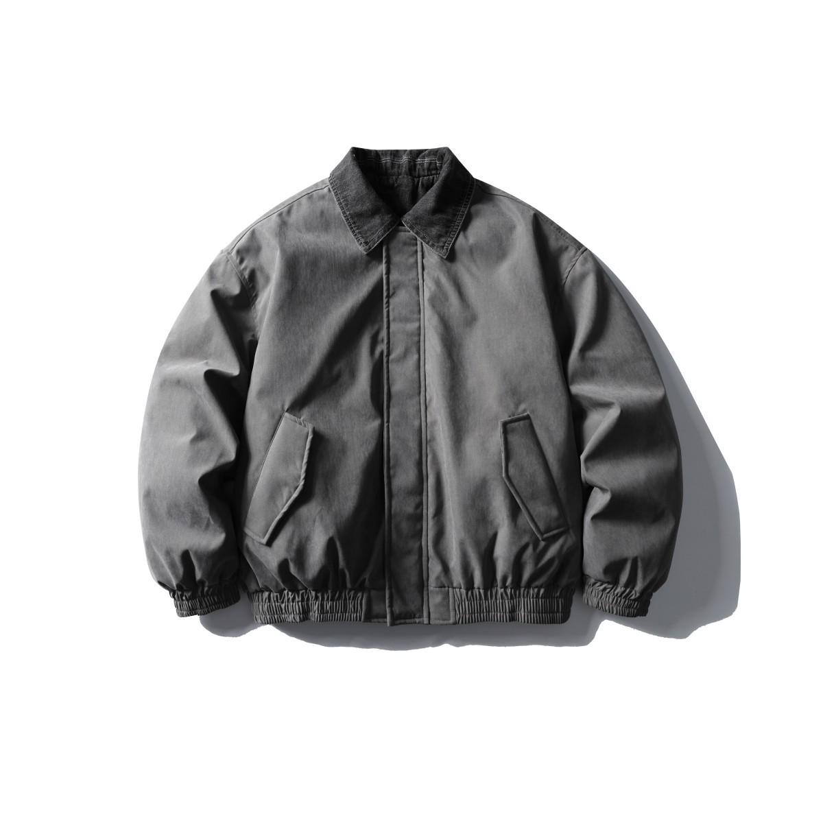 RUIIENRS x UNDOMAZE 2025 Winter Two-Piece Look Washed Denim Cotton Outfit - UN25013 L