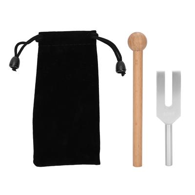 Diapason 4096 Lega di Alluminio Diapason Martello di Legno Strumento Set per Terapia del Suono