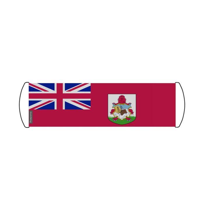 Drapeau - Bermudes - 24 x 70 cm - Polyester - Imperméable - Recto/verso