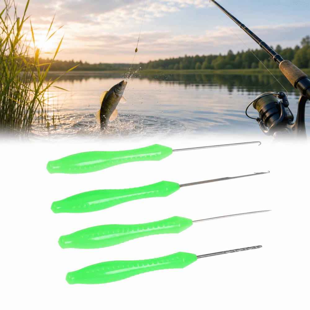 4PCS ABS Fishing Bait Needle 4 In 1 Lure Needle Tools Carp Fishing Baiting Rigs Tool Carp Fishing