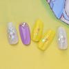 6 Pcs/Set Nail Art Sequins Different Size Glitter Powder Manicure Decoral Tips Polish Nail Stickers Mixed Design Case Set