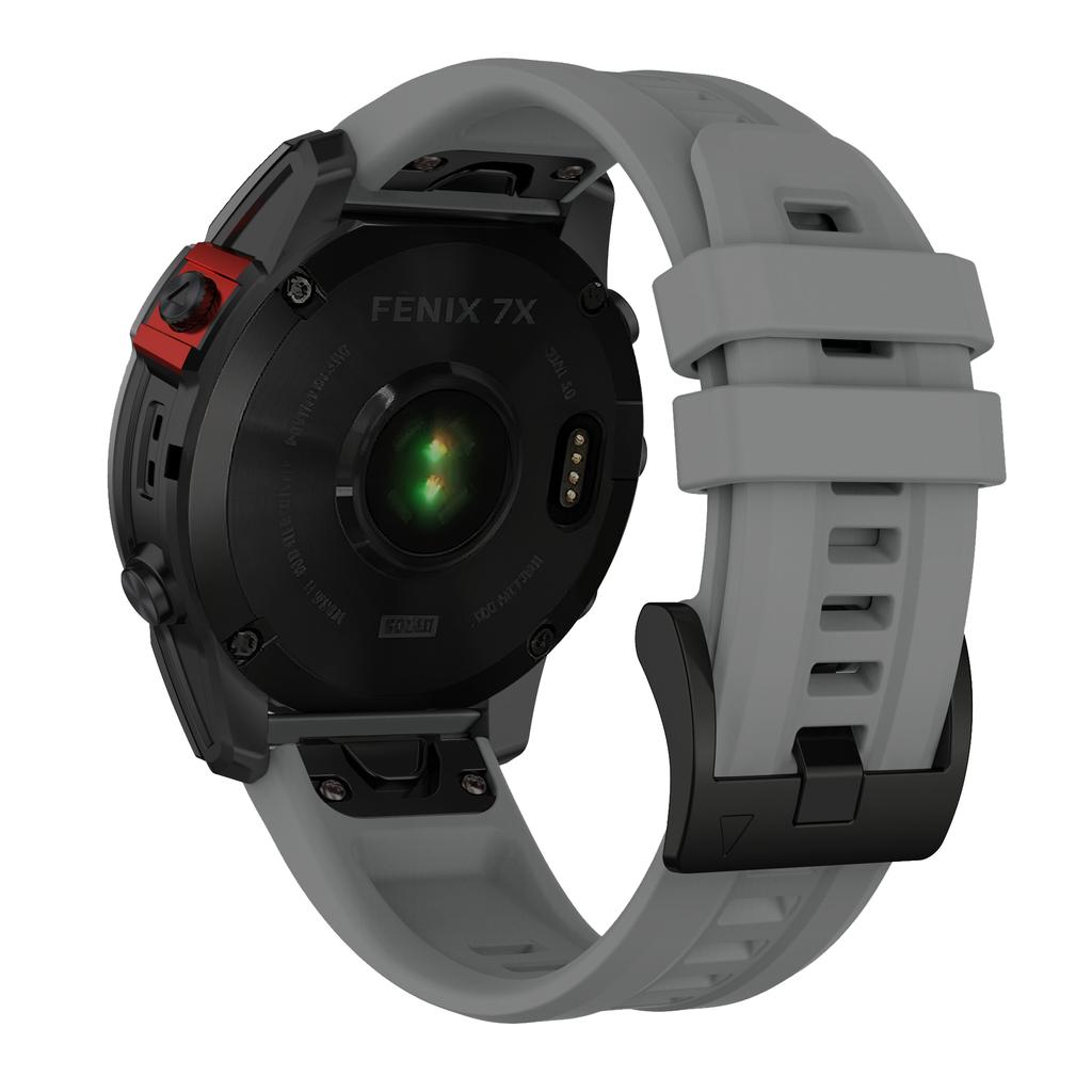 Garmin Quatix 8 47mm 51mm/Tactix/Instinct/Enduro/Mk2 Mk2i/Fenix8 Pro 7 7X Solar Silikon Kayış Bileklik İçin Saat Kayışı 22mm/26mm