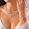 Summer Shell Jewelry With Alloy Necklace And Foot Chain For Women