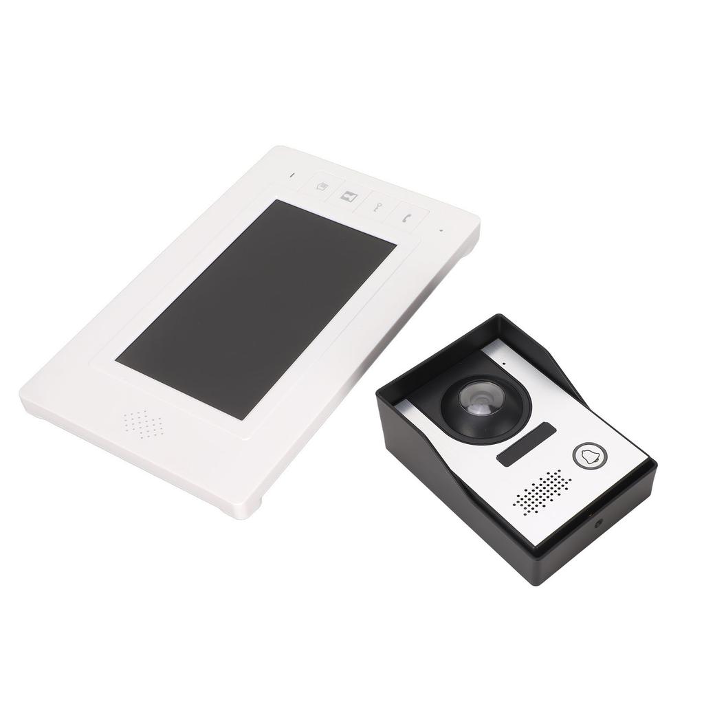 7 Inch Home Intercom Doorbell Hands Free Night Vision Wired Video Doorbell Intercom System for Home