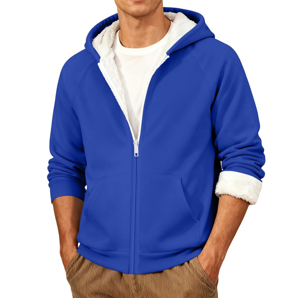 Men's Casual Warm Hooded Jacket
