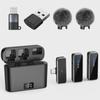 M3 Wireless Collar Clip Microphone with Charging Case, Dual Storage, Noise Reduction, for Mobile Live Broadcasts.