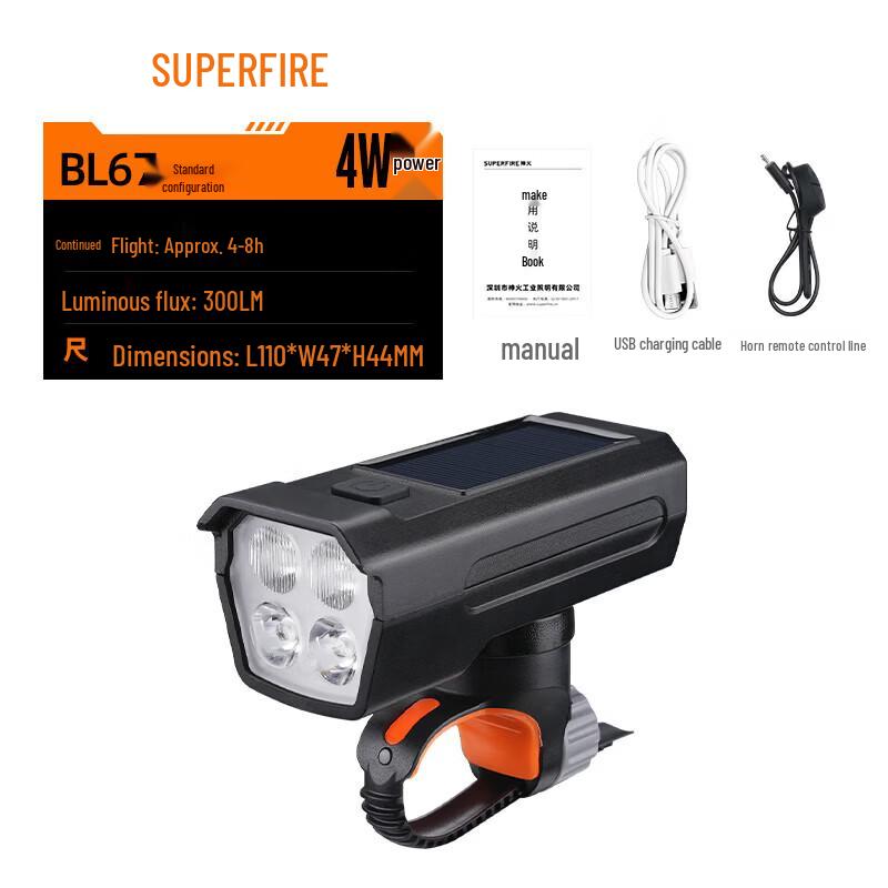 SupFire Rechargeable LED Bicycle Headlight BL67