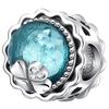 Charms Do Pandora Zawieszka Charms Zielony Kryształ Koniczynka Charmsy Trusky