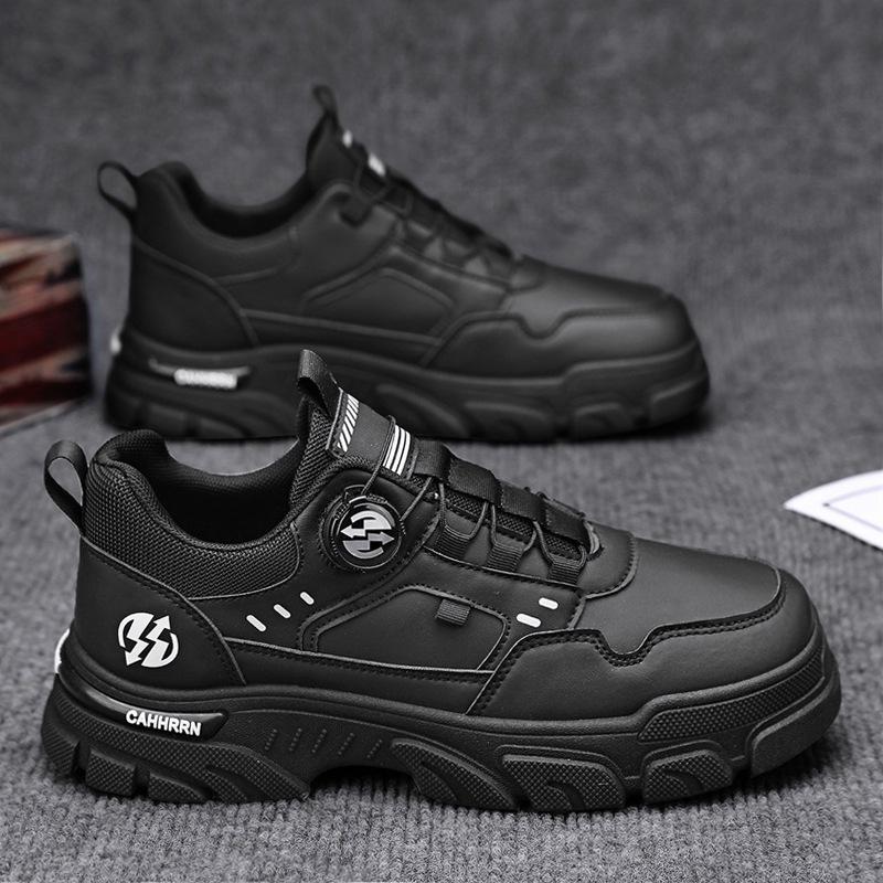 Drehknopf Martin Schuhe Herren Herbst 2024 neue Herrenschuhe Workwear Freizeitschuhe Herren Outdoor-Sport trendige Schuhe
