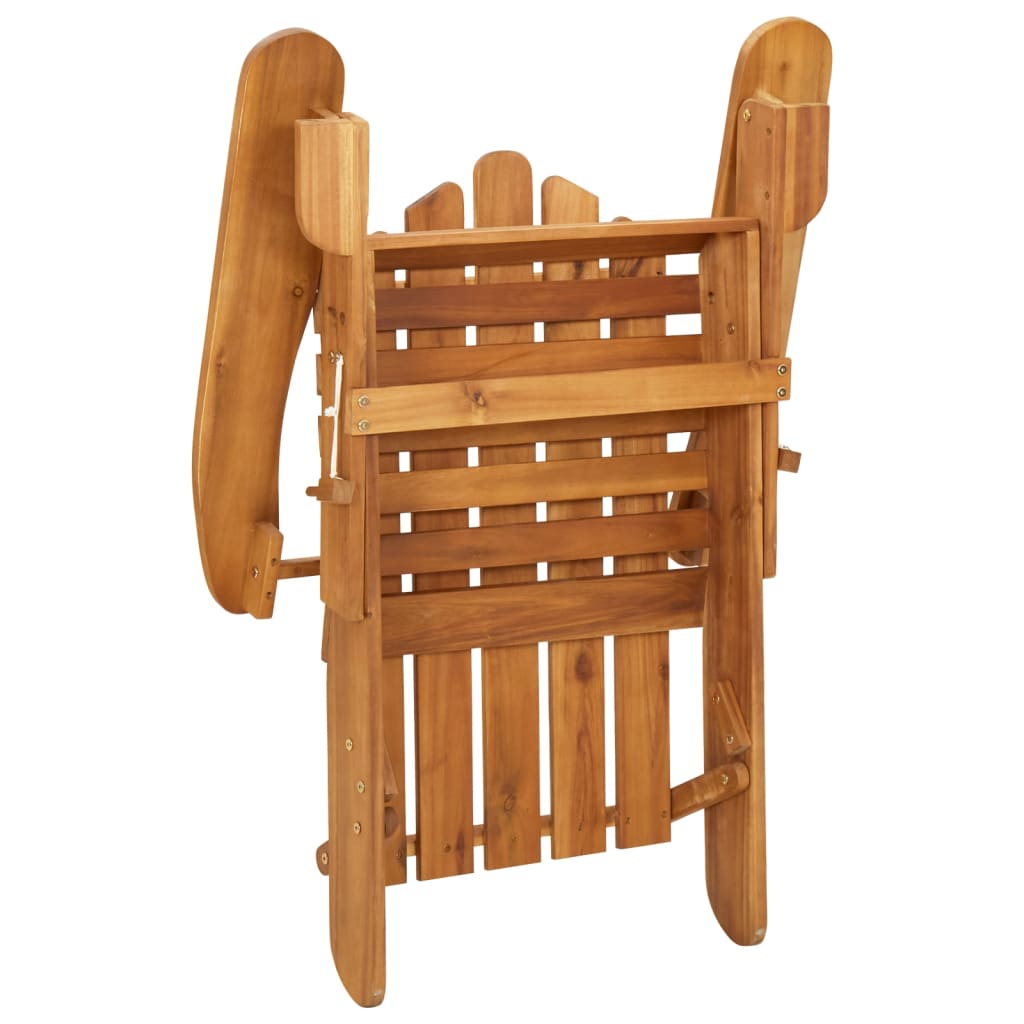 Vidaxl 3-Cz. Adirondack Garden Lounge Set, Acacia Wood