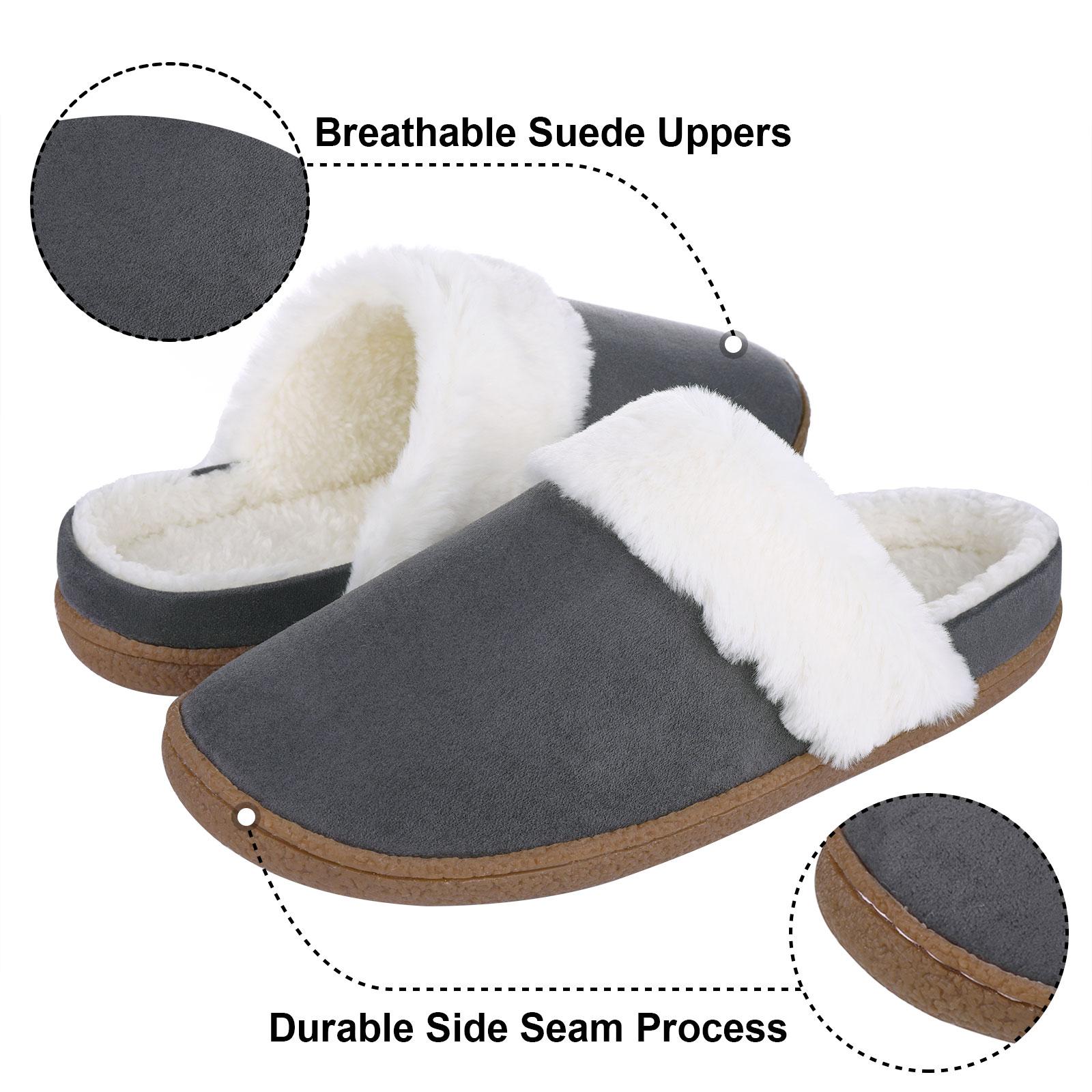 Теплые домашние тапочки с мехом для женщин — фото 5