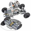 MOC Technical Building Blocks Racing Car Remote Control Electric RC Car Power Function Motor Parts For Children Gifts Leduo