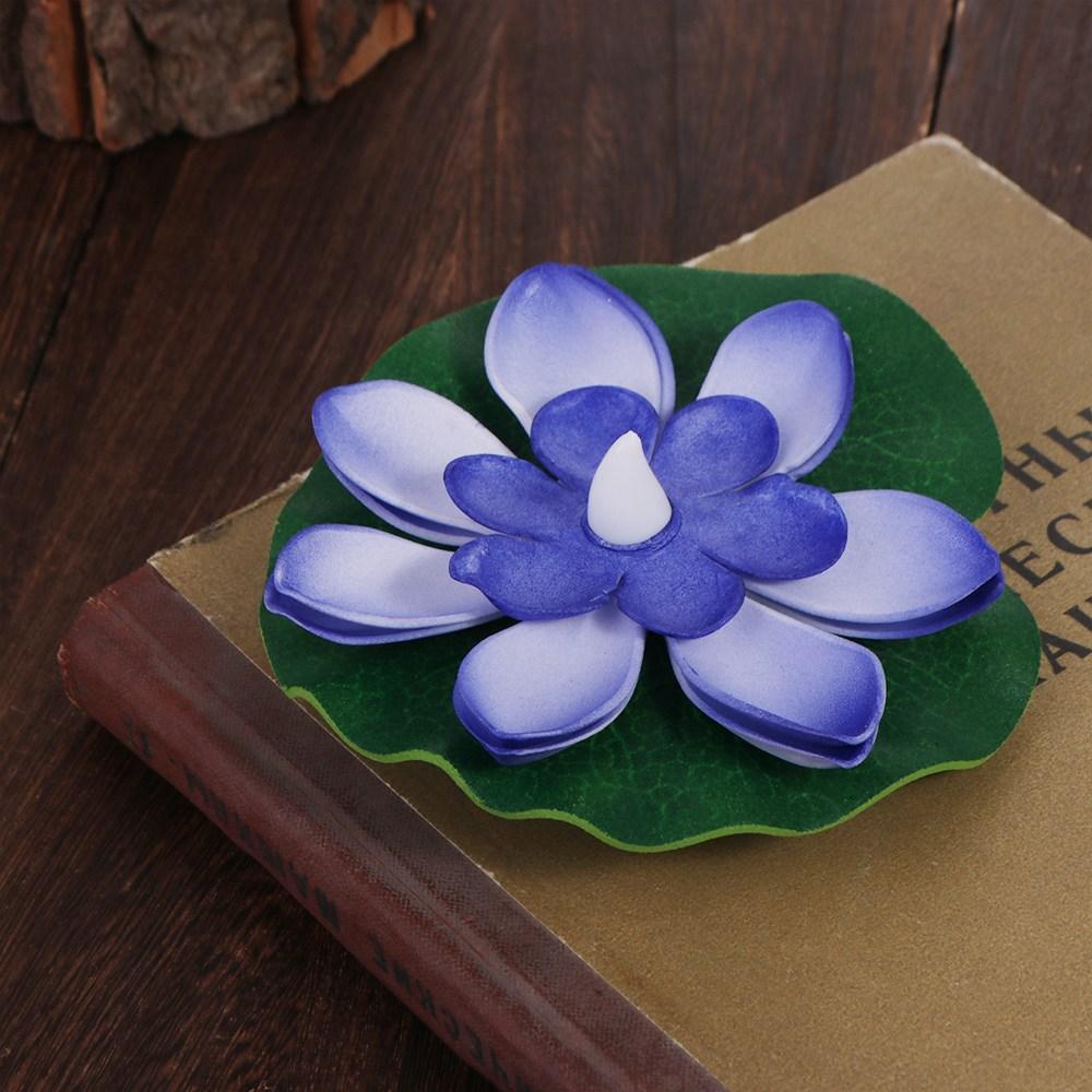 Waterproof Floating Water Lotus Lamp LED Electronic Candle Lotus Wishing Lamp Outdoor