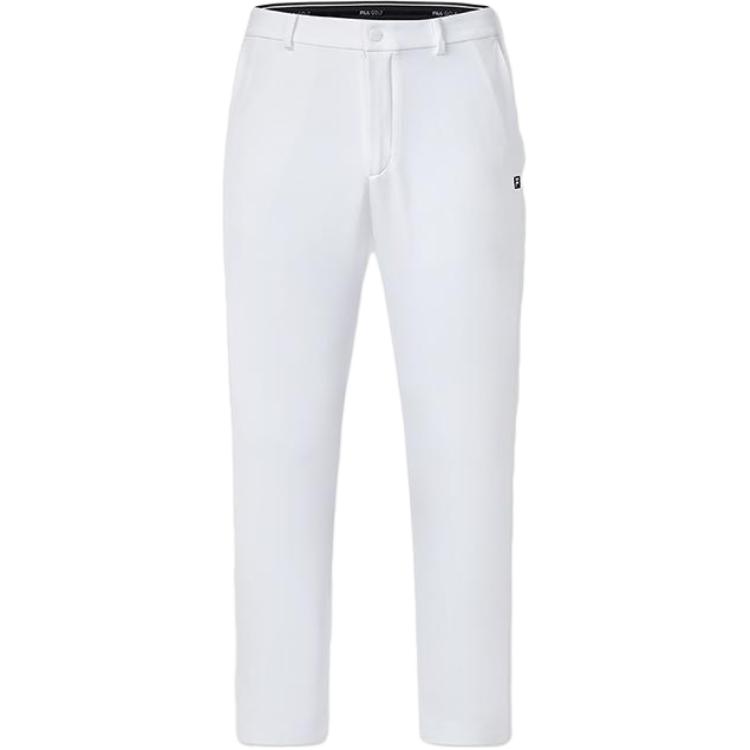 

FILA Golf Series Solid Elite Woven Straight Leg Casual Pants Men bottoms Jade-White A11M415804F-WT