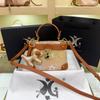 Song Brokat Rosa Kasten Tasche: 2026 Damen-Modehandtasche inspiriert vom chinesischen Kulturerbe