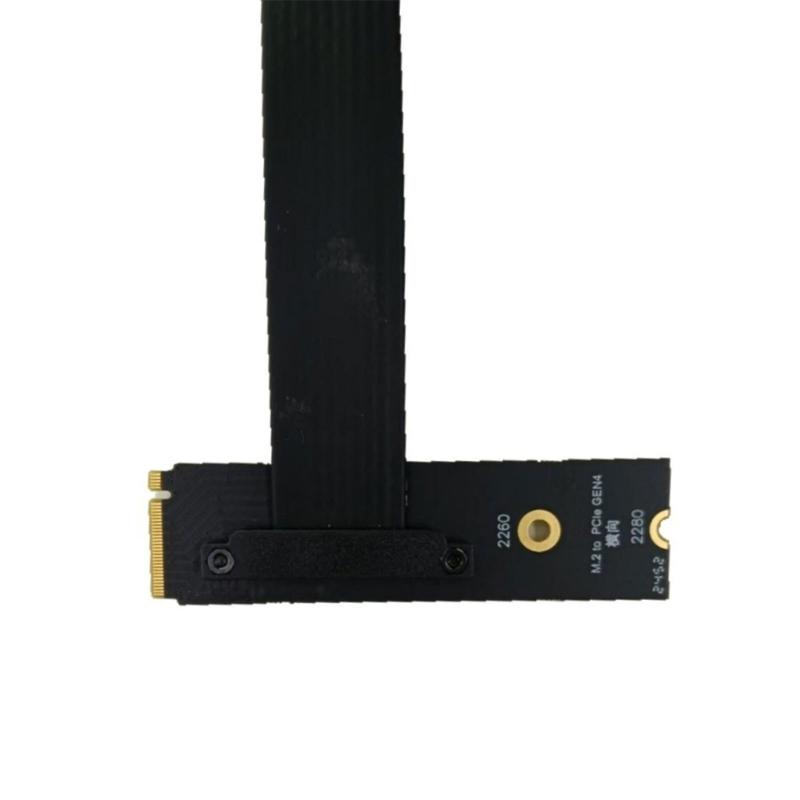 Professional M.2 NVMe to PCIe X16 Graphics Card Extension Cable Power Cable M.2 Card Adapter GPU Extender