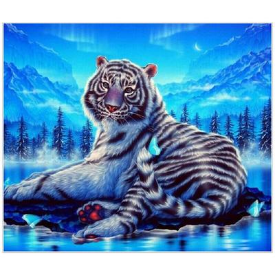 Diamant-Gemälde, Kreuzstich, Tiger, Diamant-Stickerei, Tiere, handgefertigt, Diamant-Mosaik, Bild, Strass, Heimdekoration