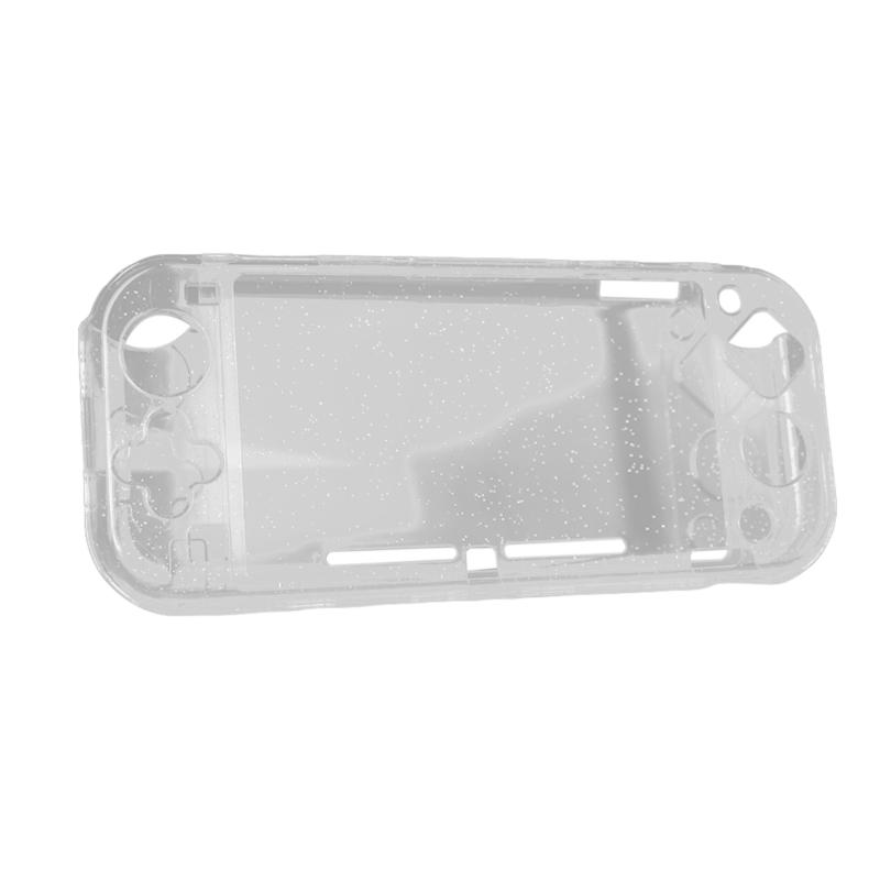 Clear Twinkle Hard PC Shell Total Protections with Ergonomic Comfortable Fit Full Wrap Protector Case for Game  Lite