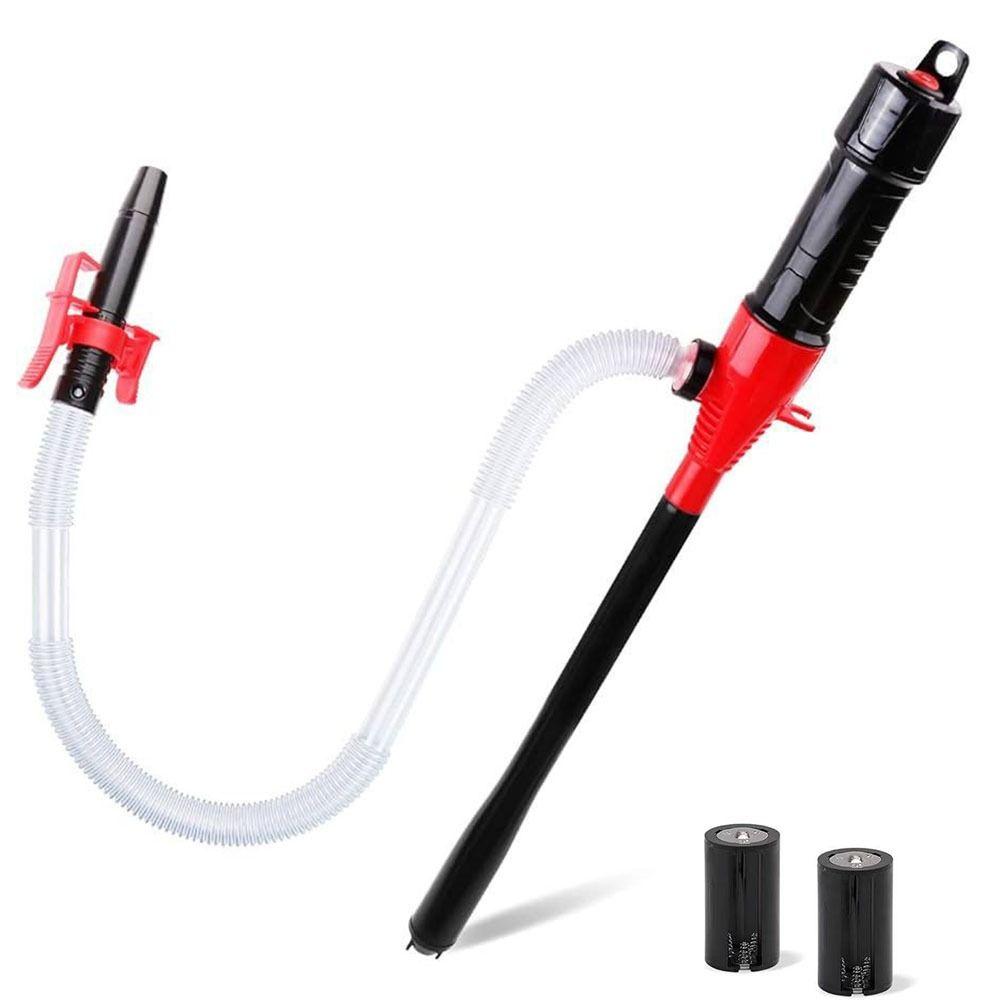 Flow Control Nozzle Electric Fuel Pump Heavy Duty Self-Priming Fuel Transfer Pump Multifunction Leak-Proof