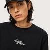 Li Ning Chinese Culture Series Solid Color Crew Neck Pullover Short Sleeve T-Shirt Men Tops Black AHSU321-4