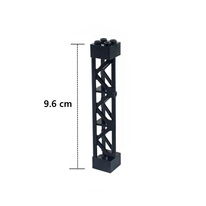 MOC High-Tech Pilíře Cihličky 2X2X10 Podpěrná Základová deska Pilíř Mostního nosníku Držák Stavební blok Sloup Hračky Kompatibilní 95347